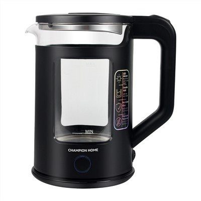 Glazen waterkoker met temperatuurregeling